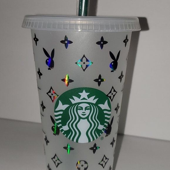 Starbucks Cup Louis Vuitton/ Playboy